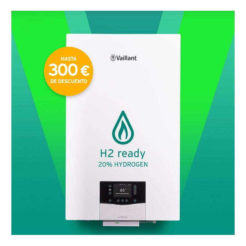Caldera Mixta VAILLANT ecoTEC plus SMART VMW 23 CF/1-5 + Termostato sensoHOME Cableado