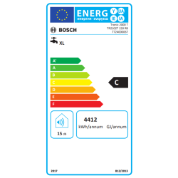Etiqueta energética de Termo eléctrico BOSCH TRONIC 2100 T 150