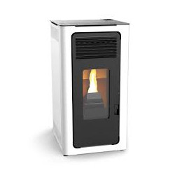 Estufa de Pellet LASIAN AUDAX 6kW Blanco