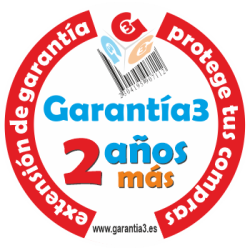 Ampliación de garantía oficial +2 años (Garantía3)