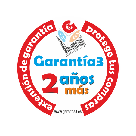 Ampliación de garantía oficial +2 años (Garantía3)