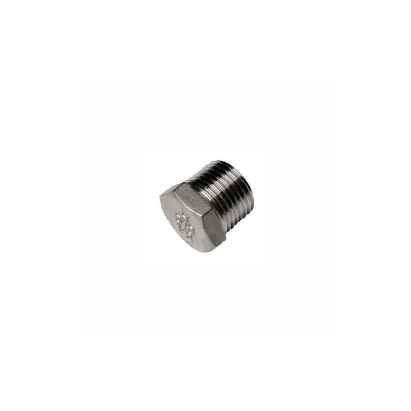 Tapón macho acero inoxidable Ø3/4" (AISI-316)