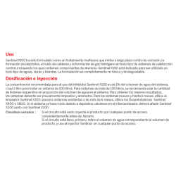 descripcion vale para Sentinel X100 Inhibidor anticorrosión para sistemas de calefacción