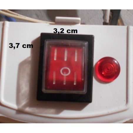 Botón ON/OFF resistencia Suicalsa | Recambio interruptor