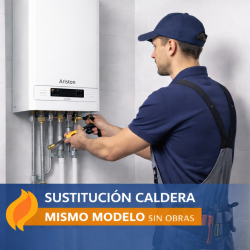 Sustitución de Caldera por el Mismo Modelo (Sin Modificaciones)