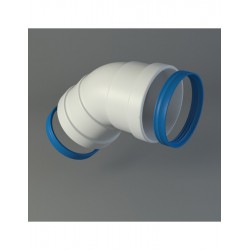 Codo 45º salida gases Ø...