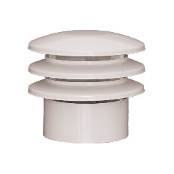 Deflector final salida humos Ø130