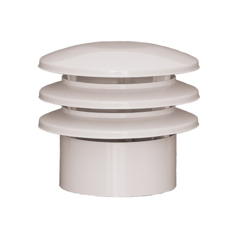 Deflector final salida humos Ø130