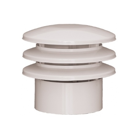 Deflector final salida humos Ø130