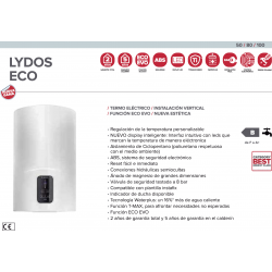 funciones caracteristicas lydos eco 50