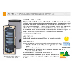 prestaciones interacumulador suicalsa asf2100v 1000 LITROS