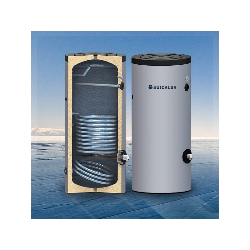 interacumulador con serpentin 1500 litros  suicalsa asf1v