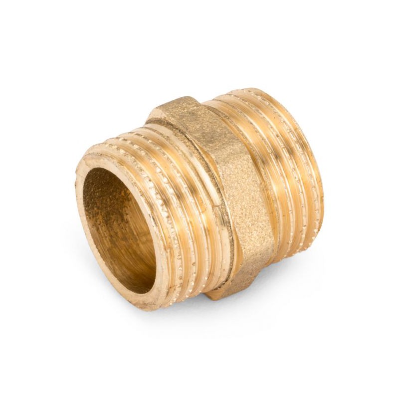 accesorio acs laton macho macho machon media pulgada 3/4 ¾ "