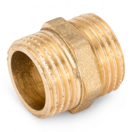 accesorio acs laton macho macho machon media pulgada 3/4 ¾ "