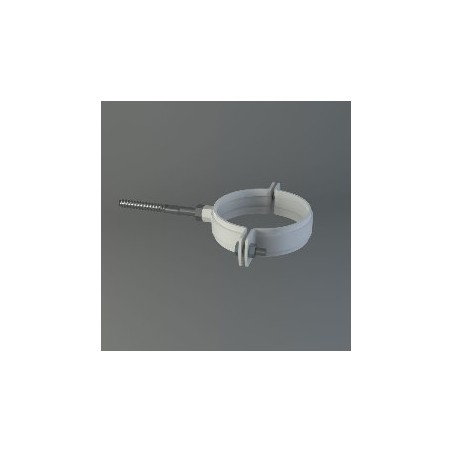 abrazadera 125mm. chimenea calentador