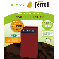 ahorra con la caldera pellets ferroli naturfire evo 22