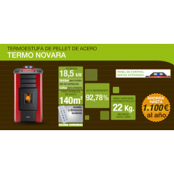 prestaciones termo estufa ferroli novara 18,5kw