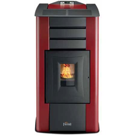Estufa radiadores pellets ferroli termo modena 12,7kw