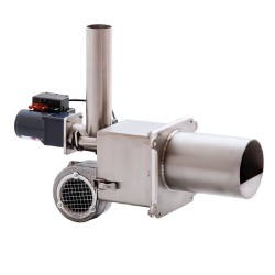 quemador biomasa natualfire Y20ct con centralita