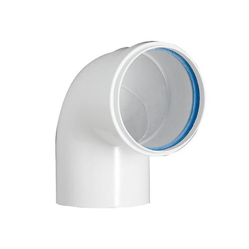 Codo 90º con toma de muestras Ø 80mm. M-H  CONDENSACIÓN