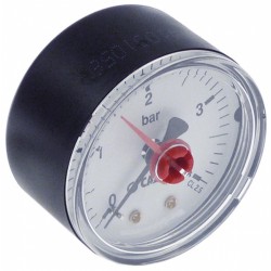 manometro linea roja 4 bares tomas trasera, detras, posterior