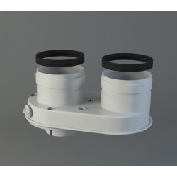 conexion chimenea biflujo 80/80 mm estanco