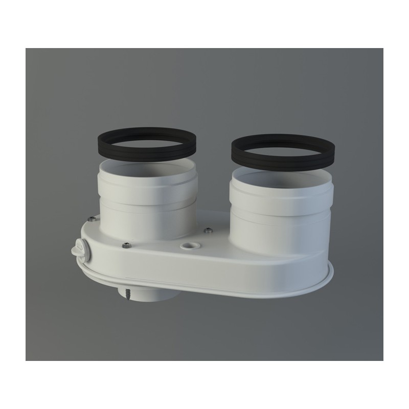 conexion chimenea biflujo 80/80 mm estanco