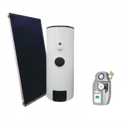 conjunto solar acs 200 litros drain back ferco 2.0