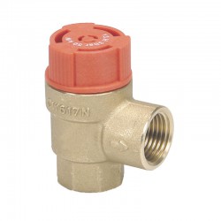 valvula seguridad para calefaccion 6 bar media pulgada