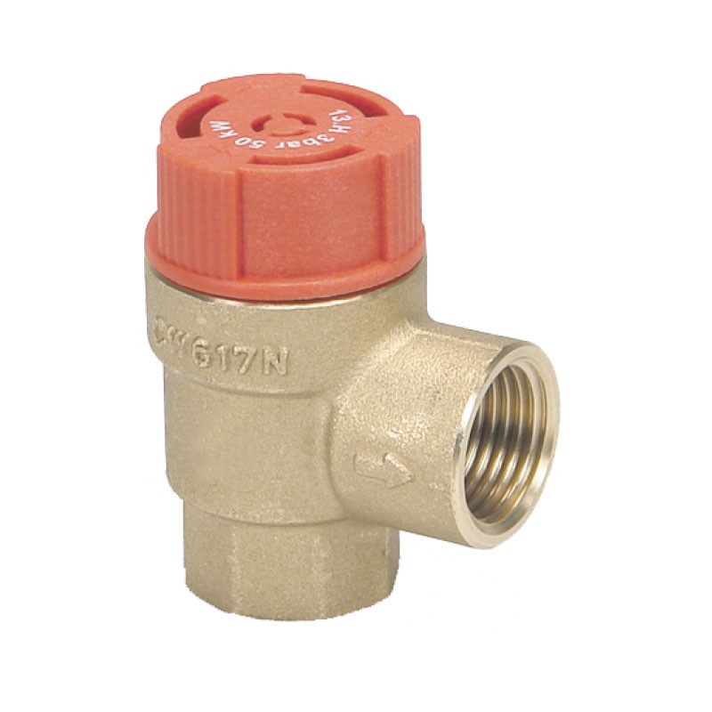 valvula seguridad para calefaccion 6 bar media pulgada