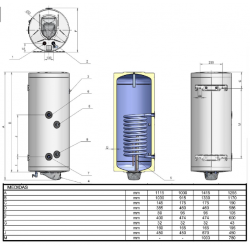 medidas interacumulador 100 litros termoblu