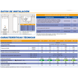 datos técnicos calentador gas cointra cpe 12 t b