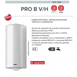 Termo ARISTON PRO B 200 V EU