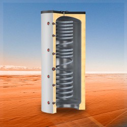 Acumulador ACS instantáneo CORDIVARI ECO COMBI 1 1000L interior