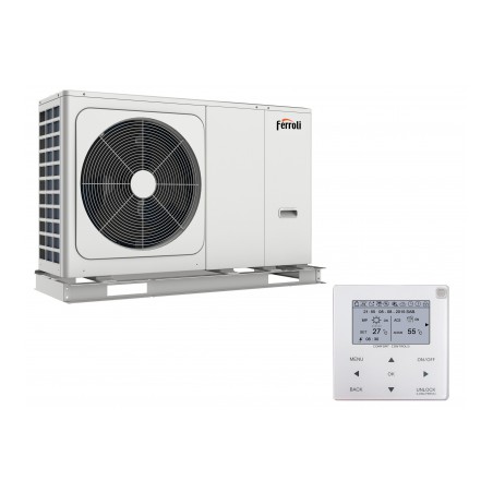 aerotermia calefaccion ferroli omnia m 3.2 10 con mando