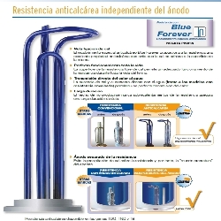 termo electrico 50 litros con 2 resistencias  blueforever