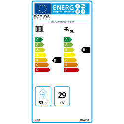 Etiqueta energética Caldera Gasoil DOMUSA SIRENA MIX DUO HFD 30