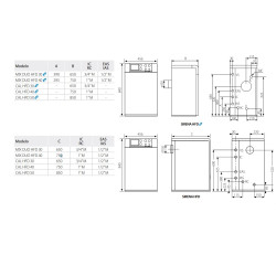 Caldera Gasoil DOMUSA SIRENA MIX DUO HFD 30 medidias