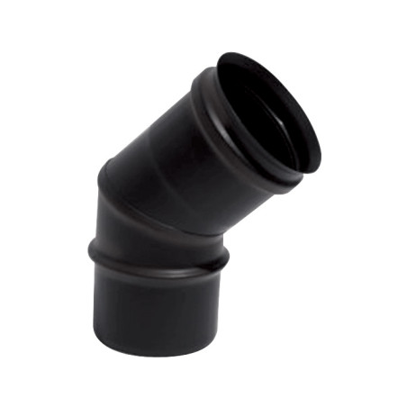 Codo 45º Inox para estufas de pellet 80Ø