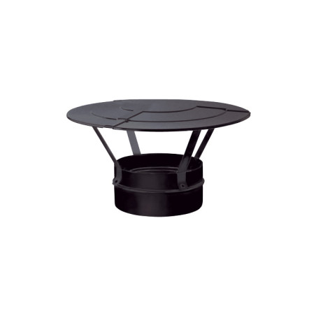 Modulo final deflector para estufas de pellet Ø80