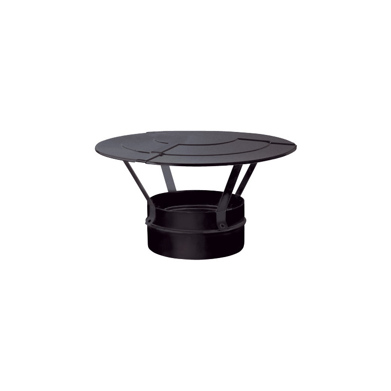 Modulo final deflector para estufas de pellet Ø80