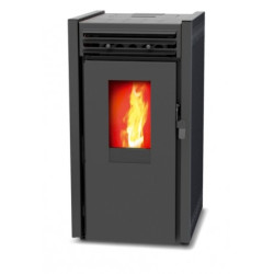 Estufa de pellet LASIAN AUDAX 6kW Negra